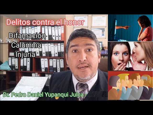Cómo probar una injuria o difamación