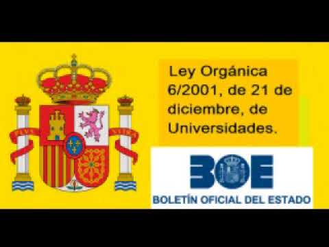 Ley 6/2001 del 21 de diciembre