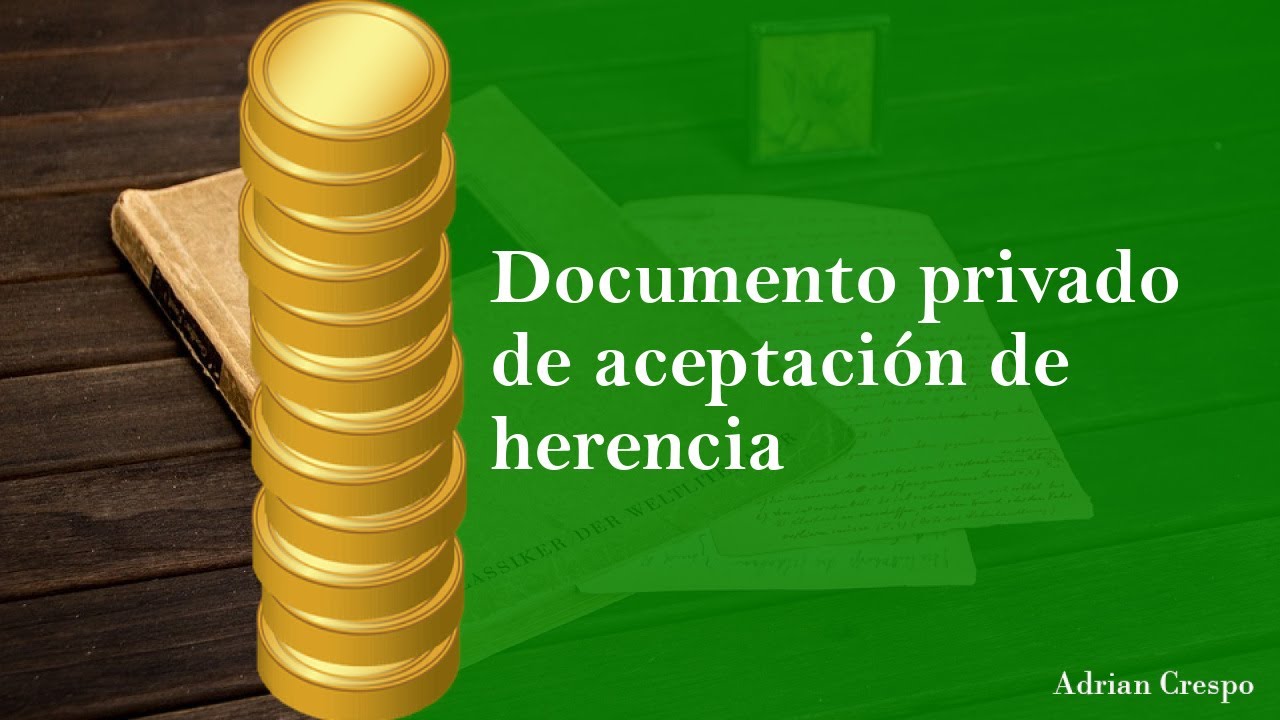 Modelo de documento privado de aceptación de herencia en la Comunidad de Madrid