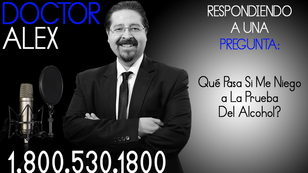 Rechazo a realizar pruebas de alcoholemia