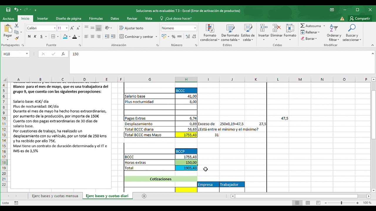 Reporte sobre las bases y cuotas de la seguridad social registradas