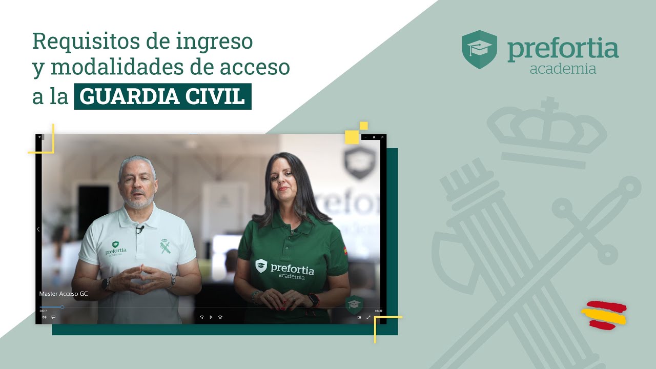 Requisitos de edad para ingresar en la Guardia Civil