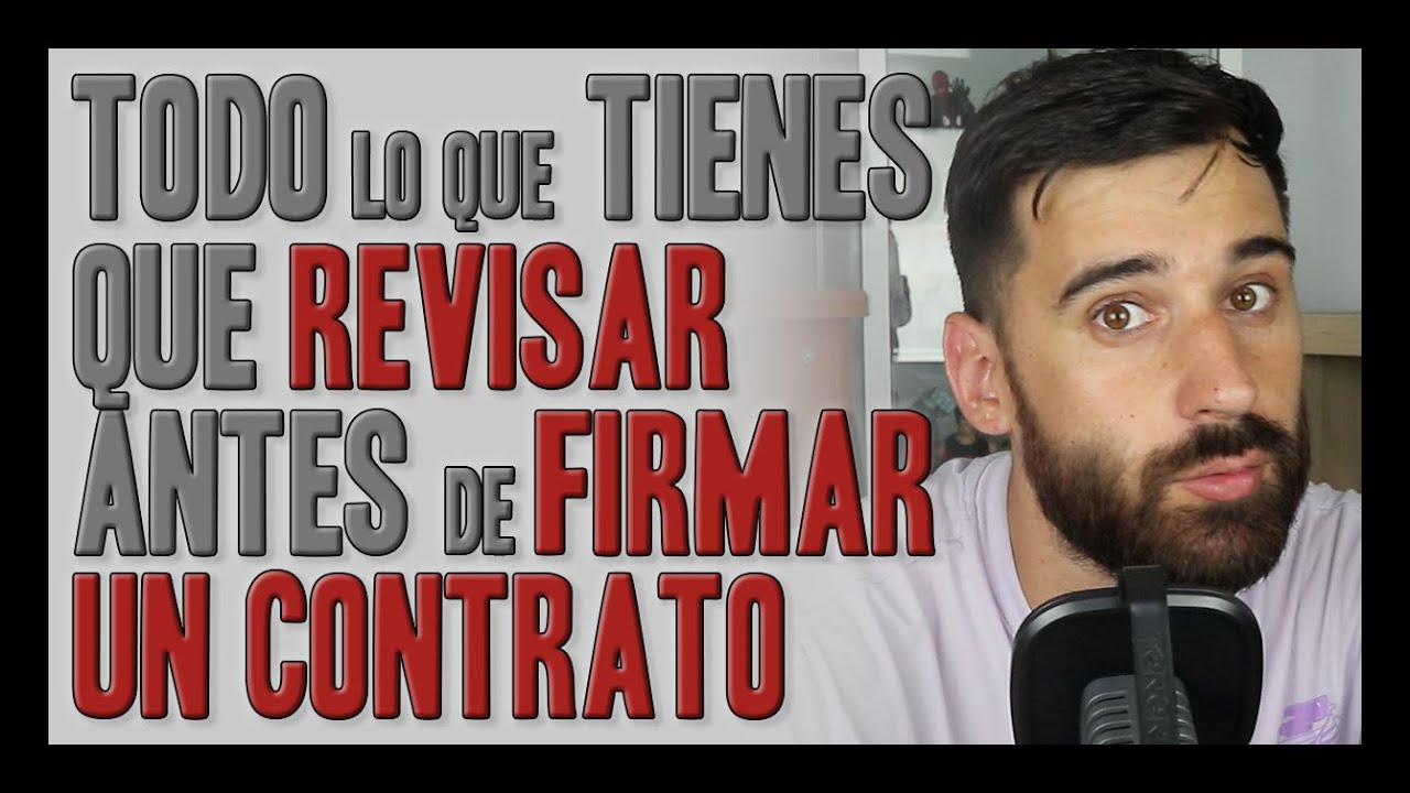 Tiempo para firmar el contrato laboral
