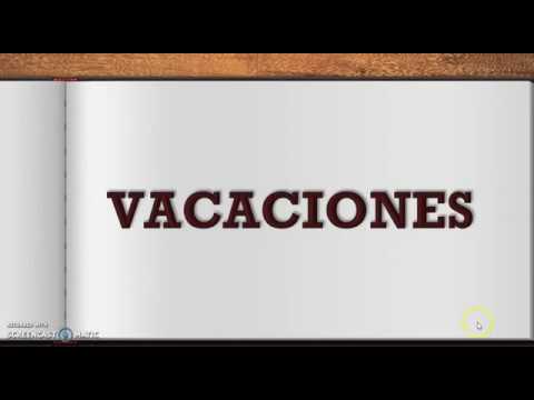 Vacaciones no disfrutadas y compensadas con paro