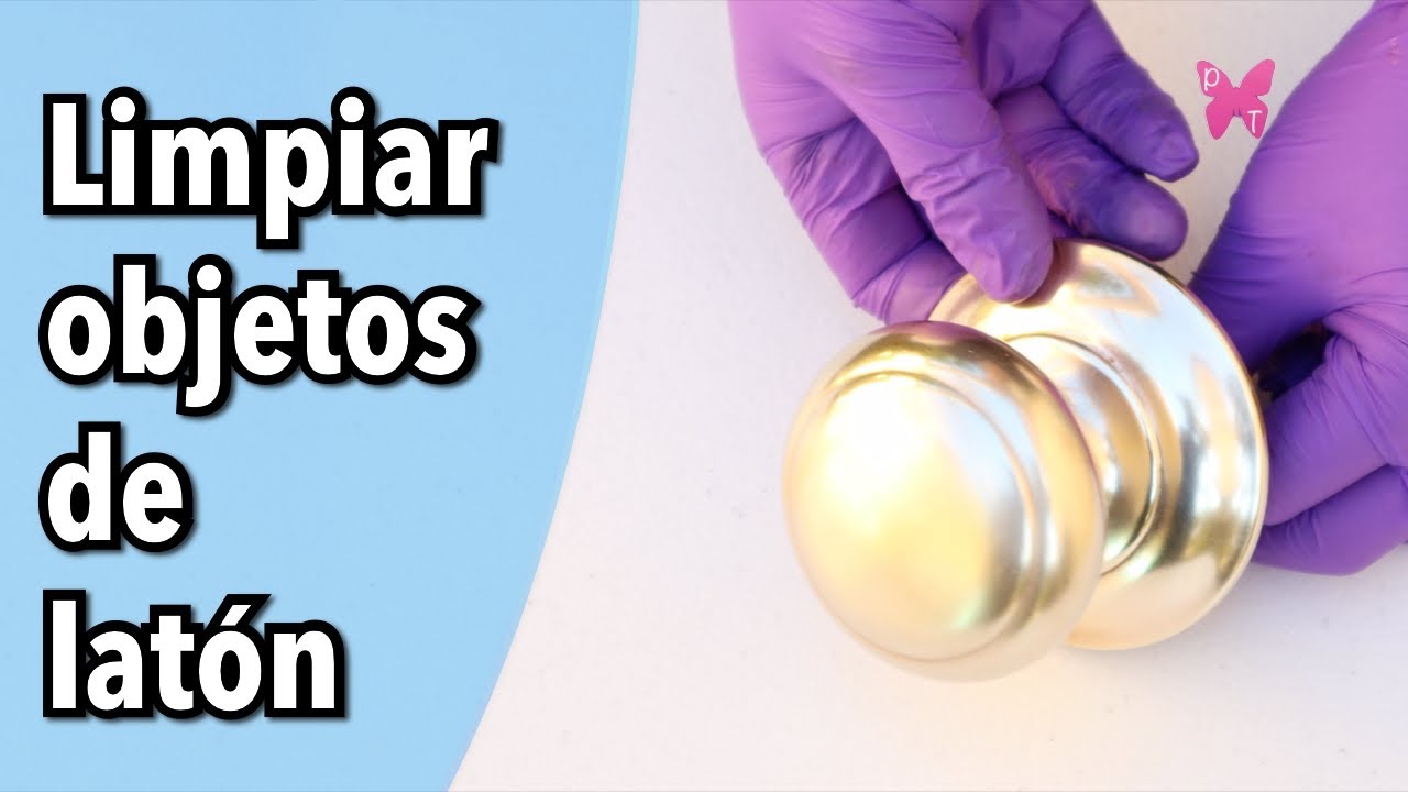 Cómo limpiar pomos dorados muy sucios