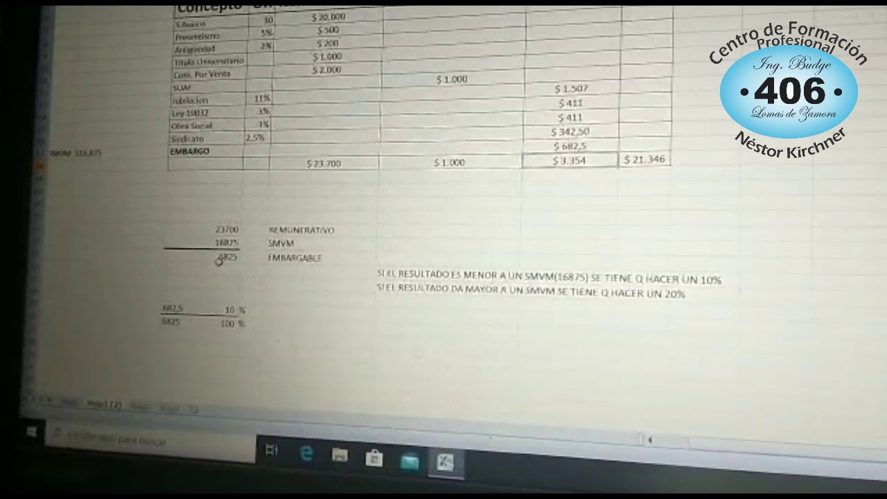 Cómo se determinan los embargos de sueldos