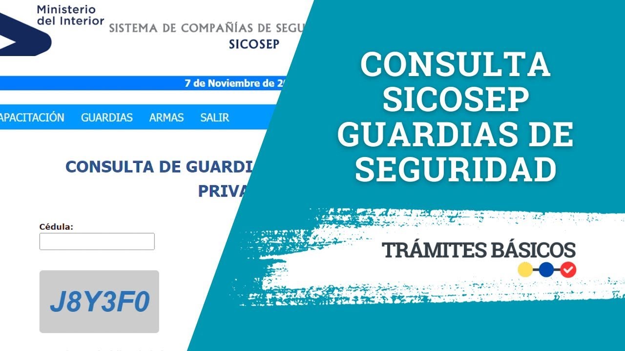 Empleado de seguridad en el Ministerio del Interior