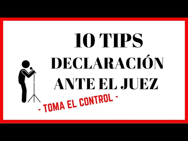 Orden de declaración en un juicio penal
