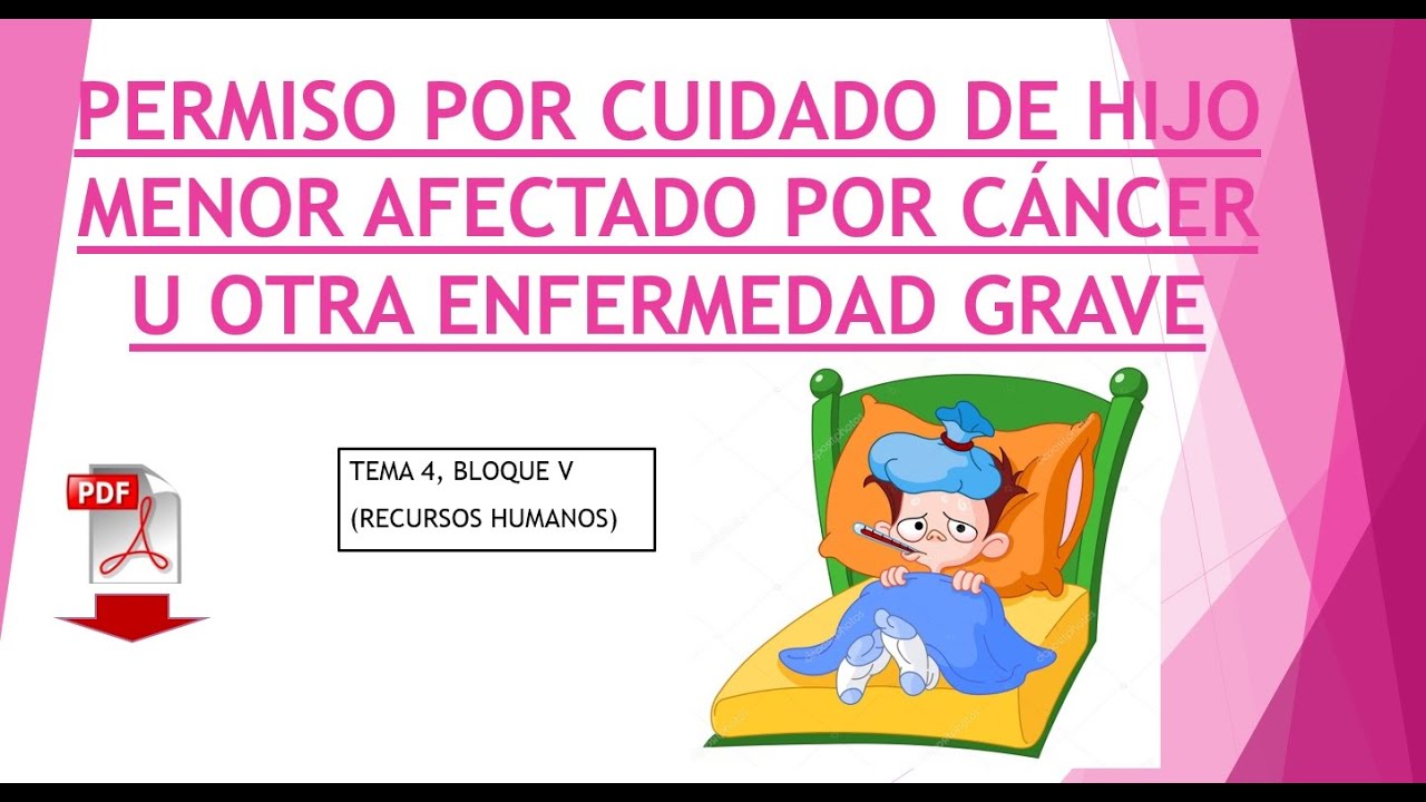 Permiso de ausencia por cuidado de un menor