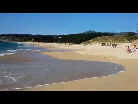 Playa en el dique de Porto do Son