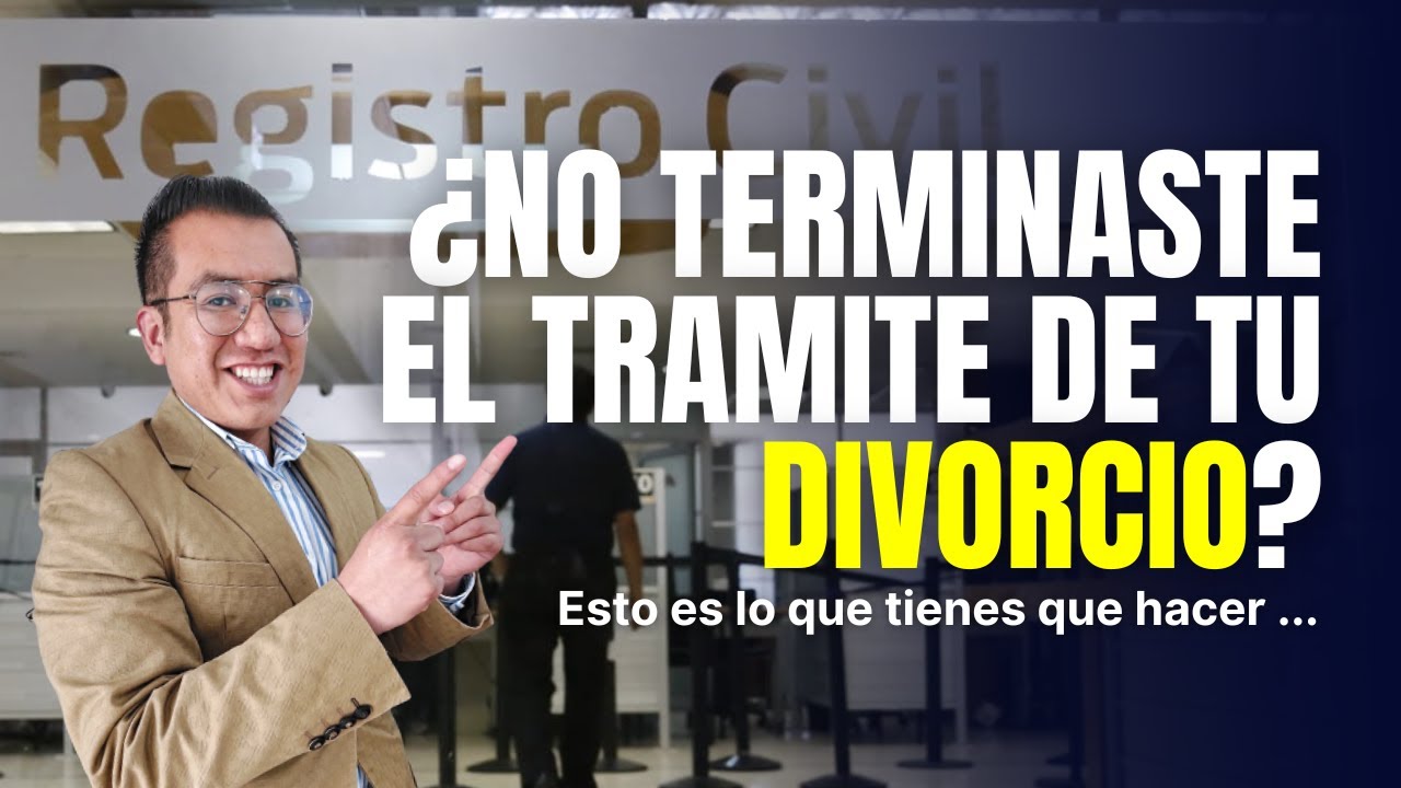 Plazos para registrar un divorcio en el registro civil