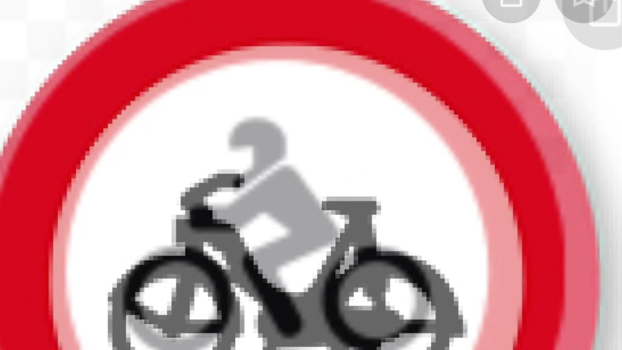 Vía reservada para ciclos y ciclomotores