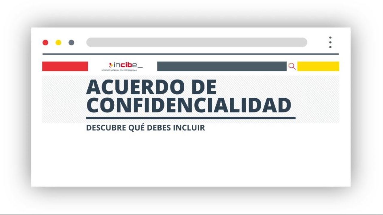 Acuerdo de confidencialidad y no divulgación de información en España