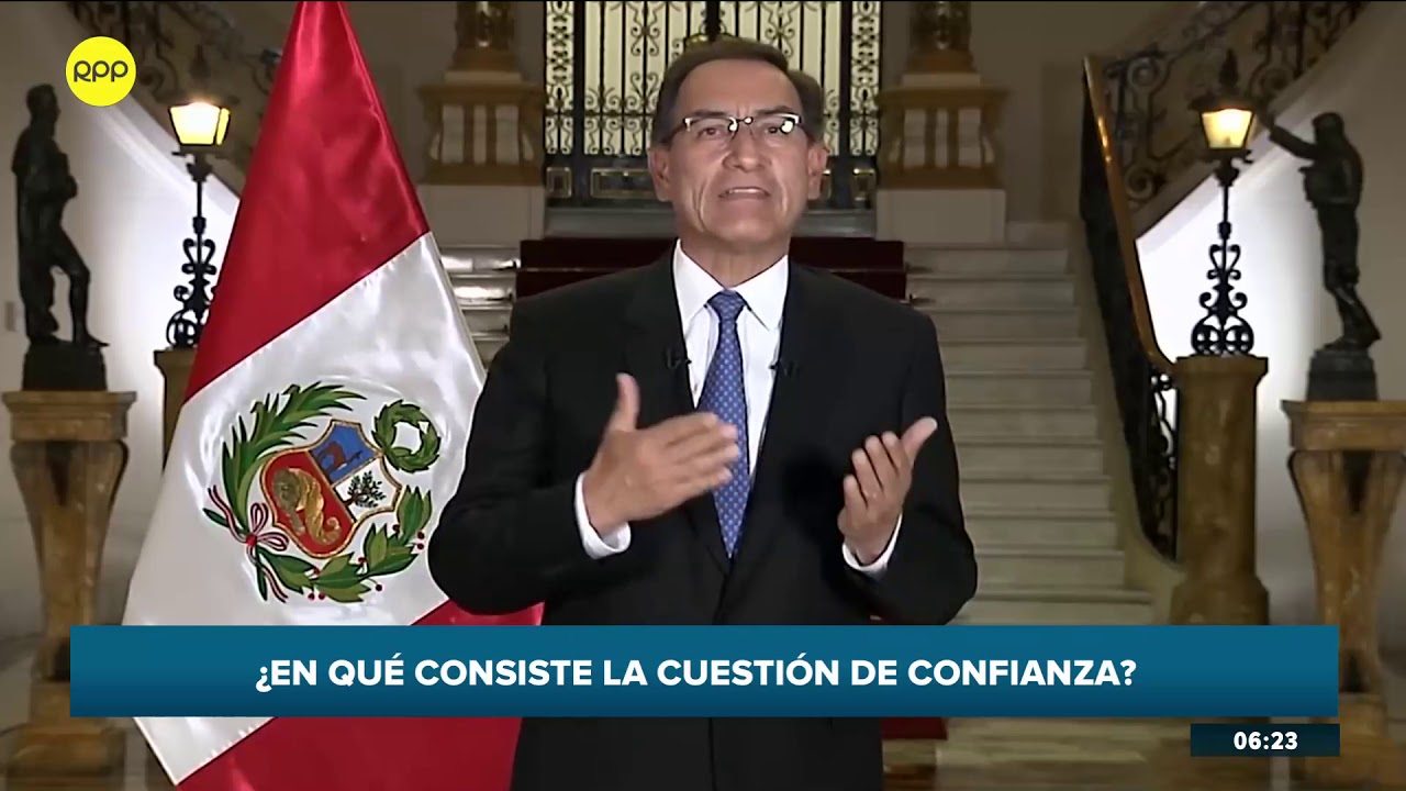 ¿Qué significa la cuestión de confianza?